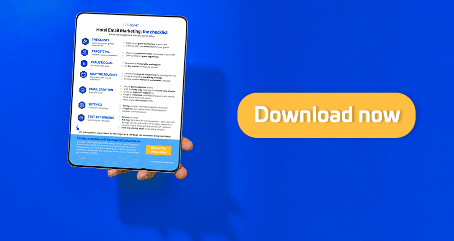 Download checklist hotel email marketing