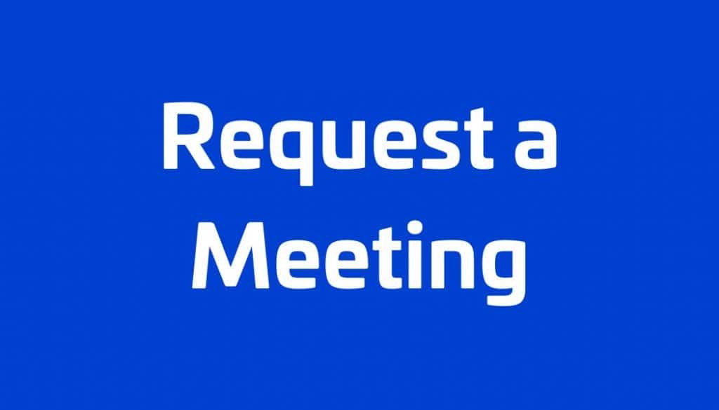 Request a meeting button