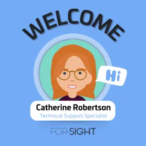 Welcome Catherine Robertson - Technical Support Specialist